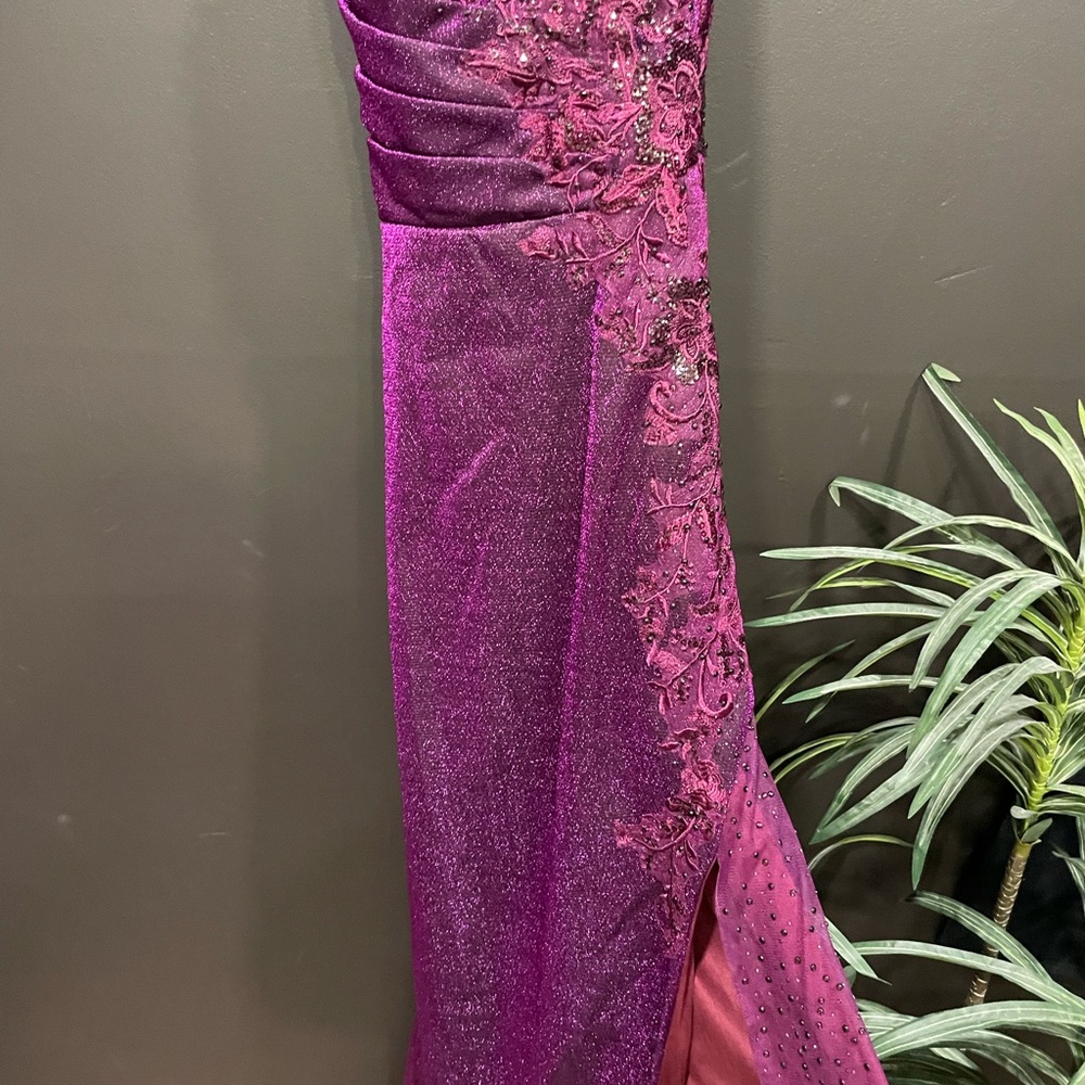 Pink Purple Prom Gown